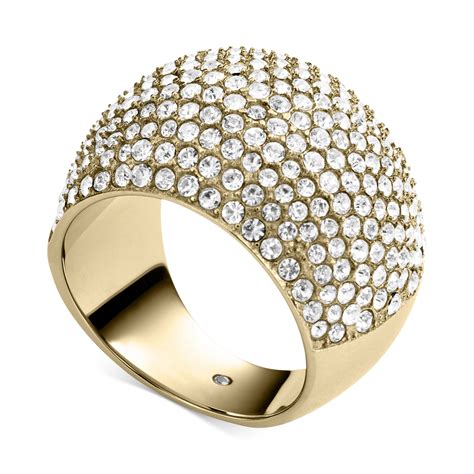 michael kors gold dome ring|Women's Rings .